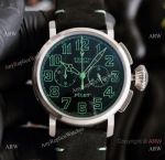 Japan Grade Zenith x Bamford Pilot Chronograph Watch in 47 Steel Green Arabic Dial